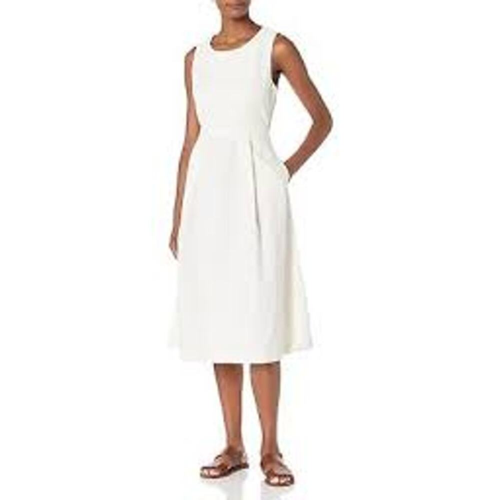 Adriano Goldschmied Libby Button Back Midi Dress … - image 1